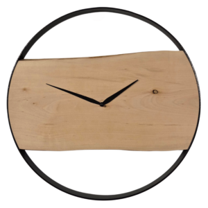 Rustikale Holzuhr - Birke-image