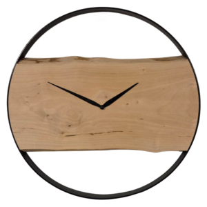 Rustikale Holzuhr - Birke-image